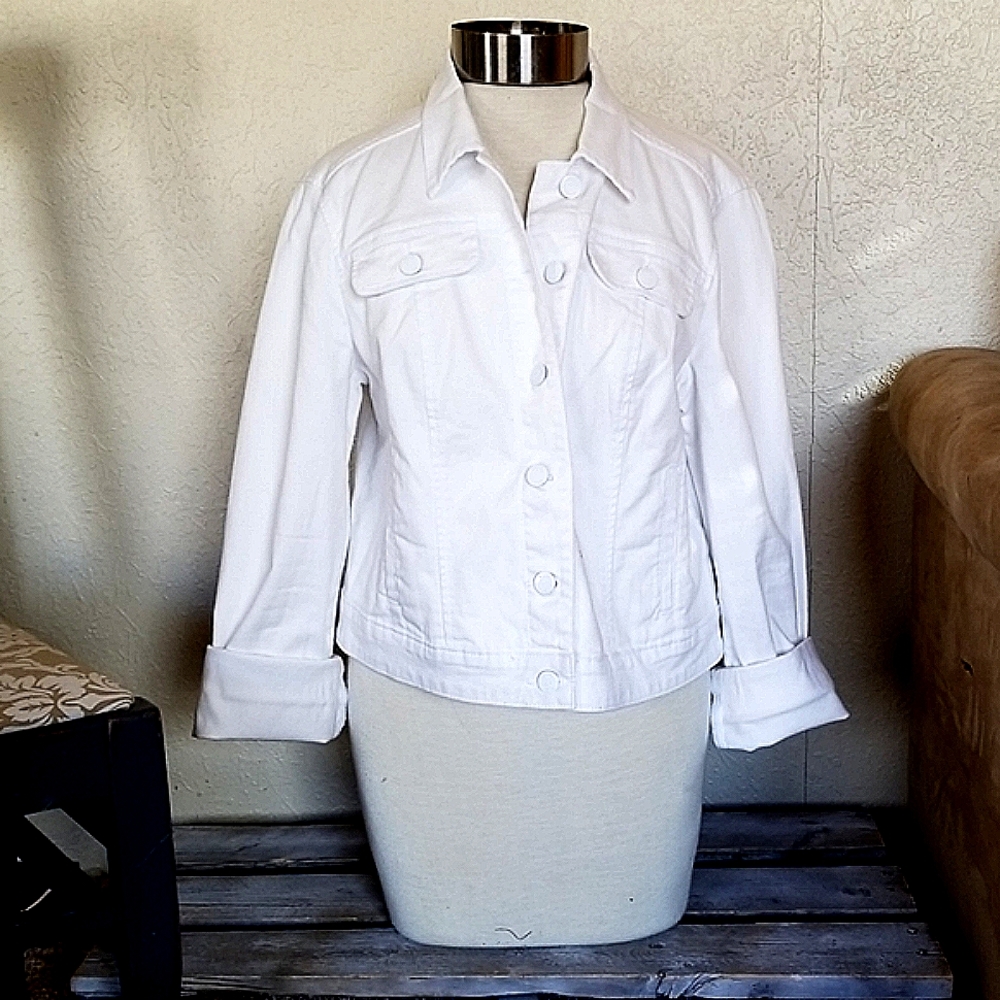 White Jean jacket